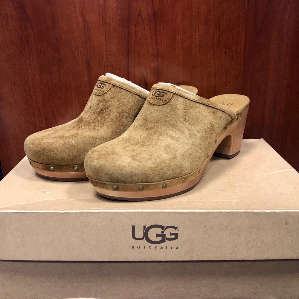 UGG Abbie Suede Clogs  5772